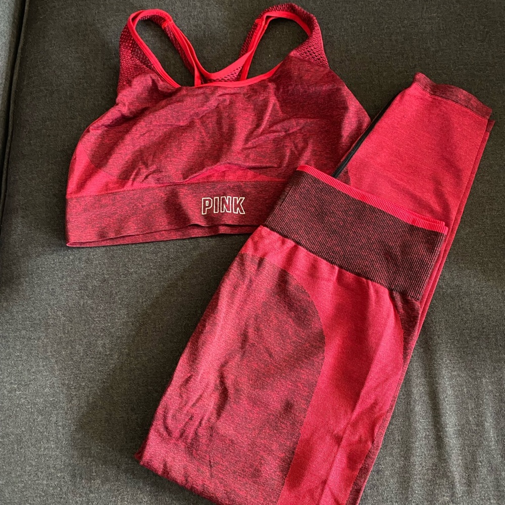 Pink workout set